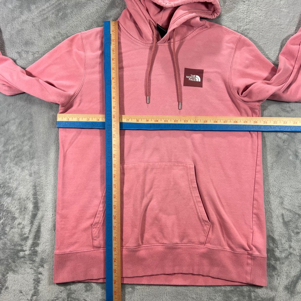 The North Face Hoodie Womens Size M Pink Pullover Box Logo A4M4N - Picture 13 of 16